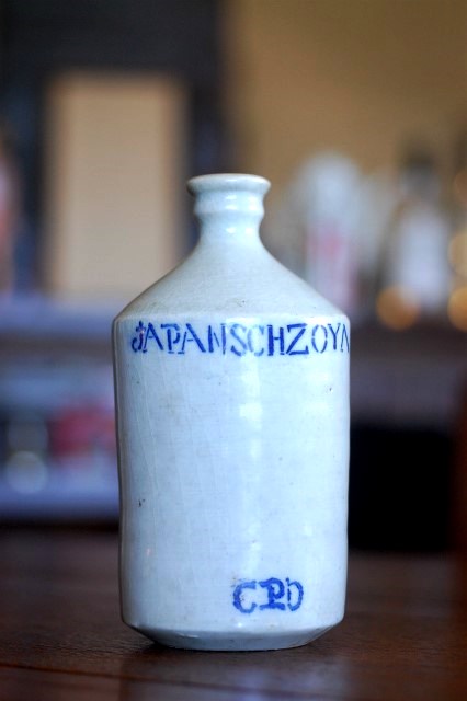 古いもの 時代 アンティーク♪コンプラ瓶 コンプラドール ねっとりとした当時のそのまま japansohzoya 醤油 酒 逆輸入 古道具 江戸時代 JAPANSOYA染付コンプラ瓶（1603\u20131867 CE） | 入蘆花